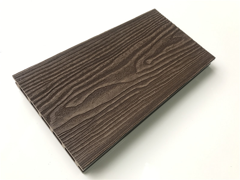 3D SUPER EMBOSSED DECKING ( Coffee color )